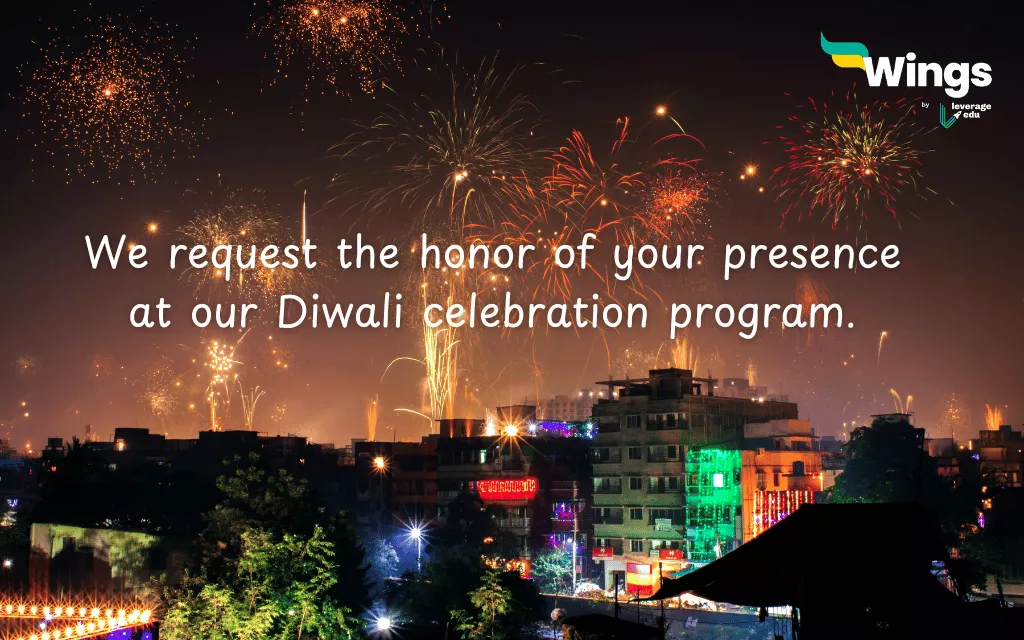diwali invitation message