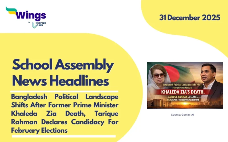 school assembly news headlines 31 december 2025