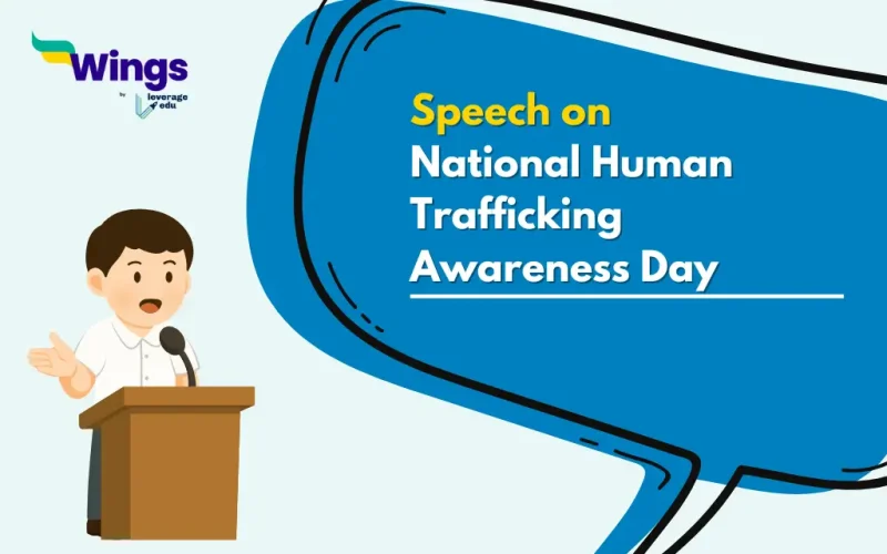 Speech on National Human Trafficking Awareness Day