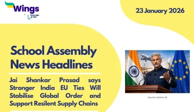 school assembly news headlines 23 January 2026