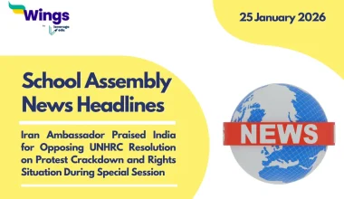 School Assembly News Headlines 25 January 2026