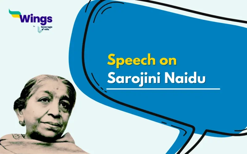 Speech on Sarojini Naidu