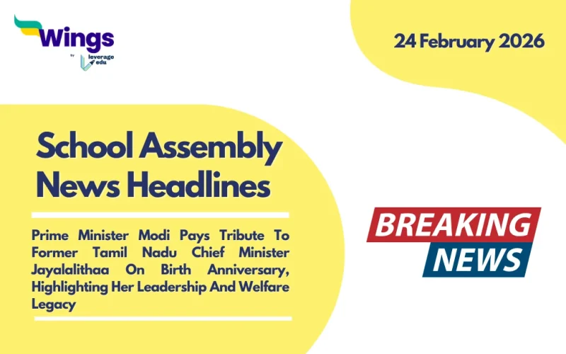 School Assembly News Headlines 24 February 2026