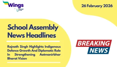 School Assembly News Headlines 26 February 2026
