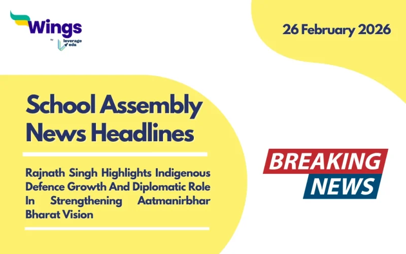 School Assembly News Headlines 26 February 2026