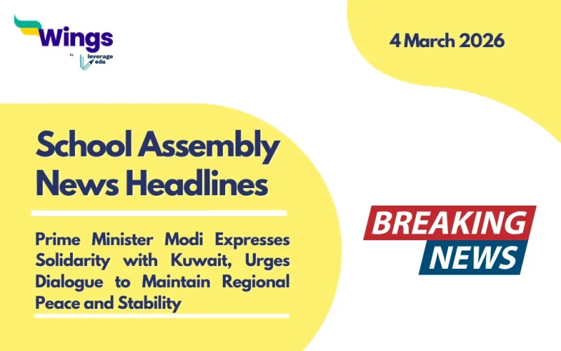 School Assembly News Headlines 4 March 2026